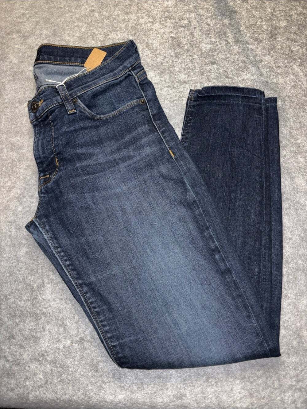 👖 Hudson Krista Ankle Super Skinny Jeans Size 28 | NIYA Dark Wash Raw Hem
